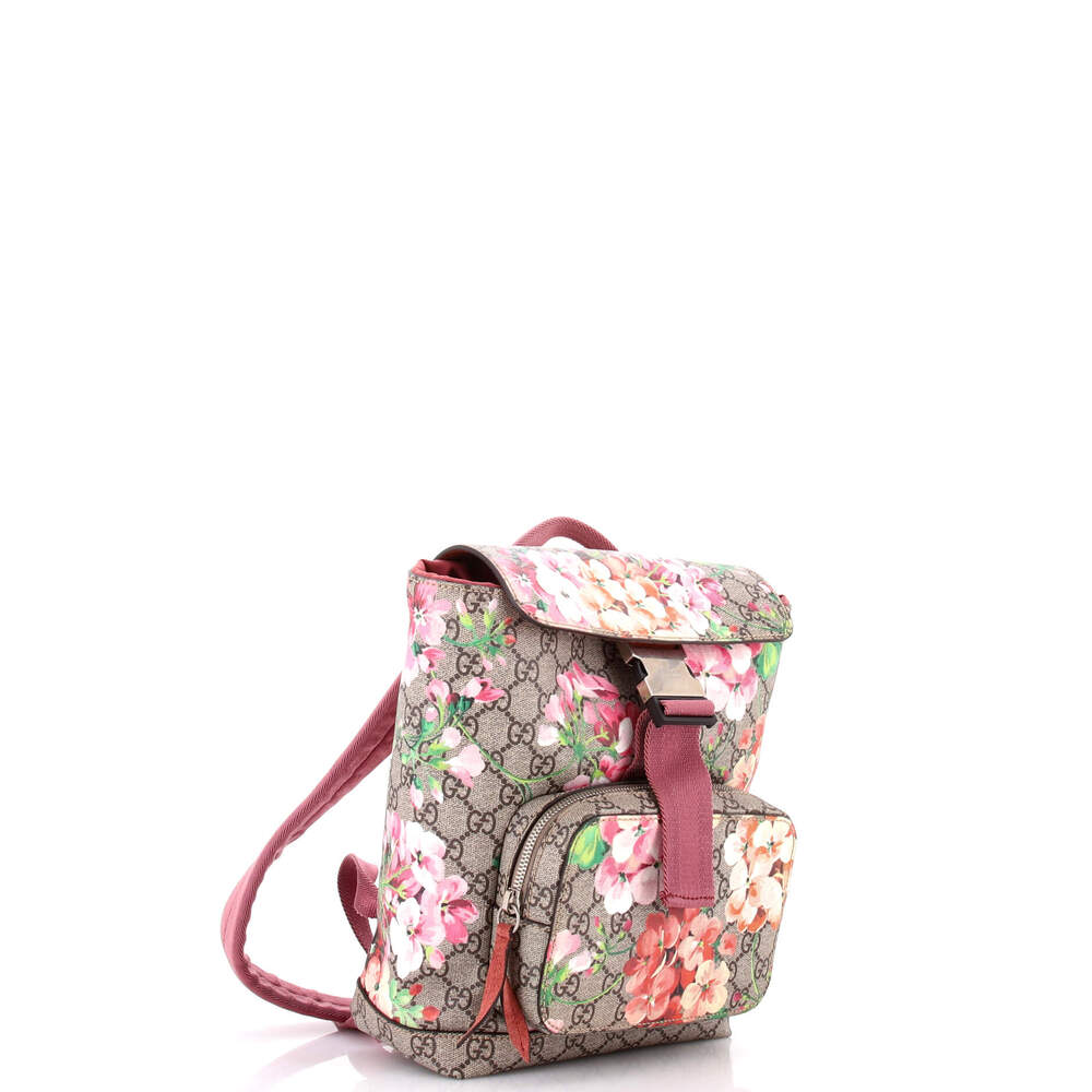 Gucci Buckle Backpack Blooms Print Gg #226471G10B - Picture 2 of 6